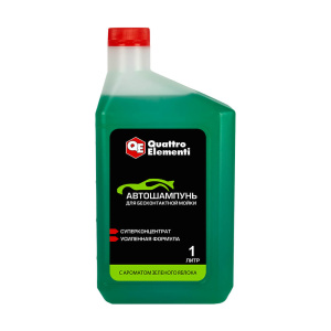 Шампунь бесконтактный, 1 л "Яблоко", активная пена QUATTRO ELEMENTI 796-542