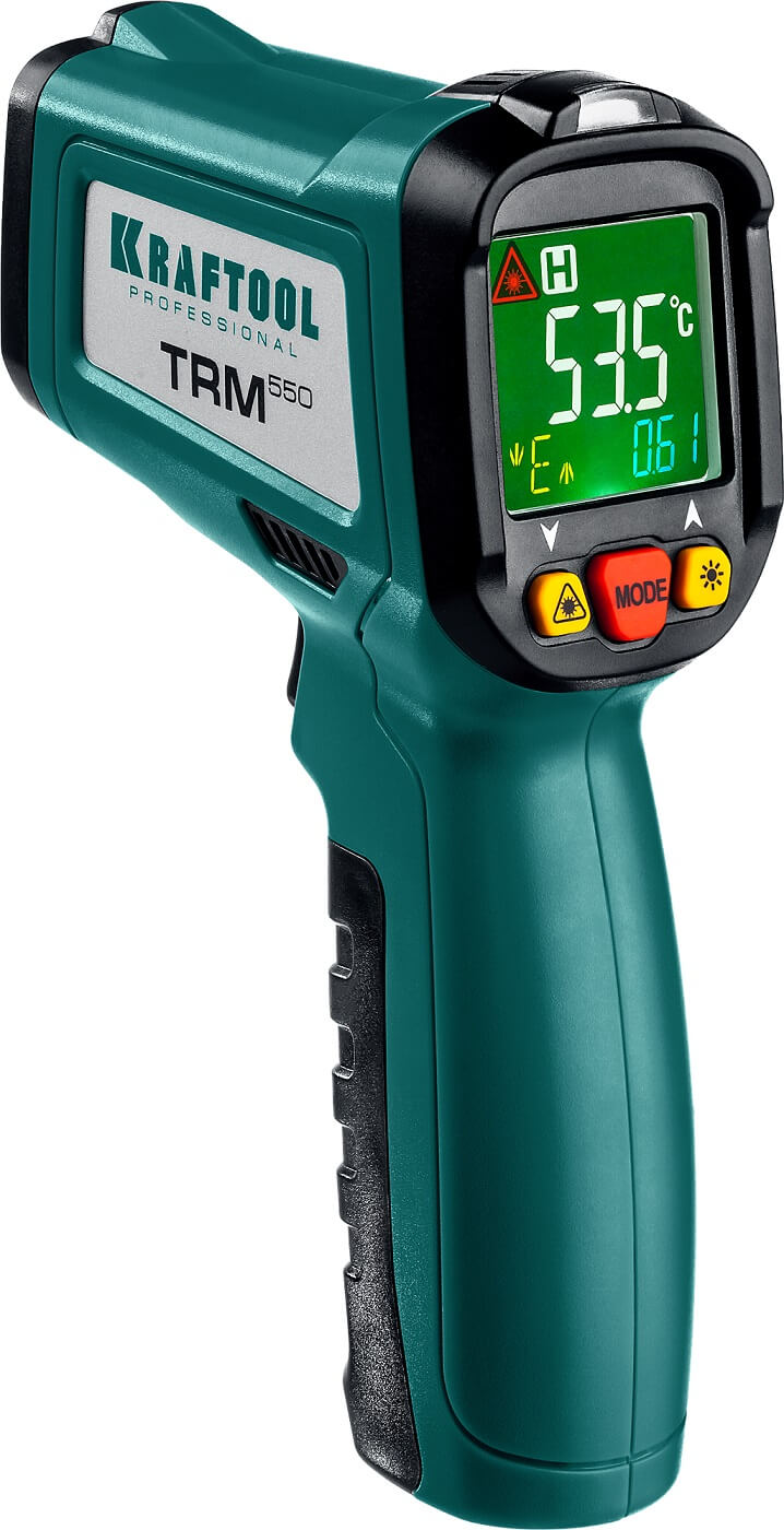 Пирометр инфракрасный KRAFTOOL TRM-550 (-30* +550*C) 45705-550