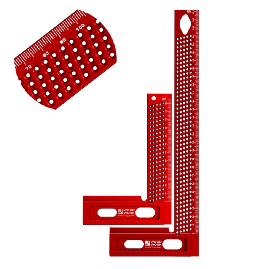 Угольник разметочный 160 мм WOODWORK MGR-160