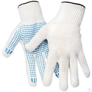 Перчатки 10 класс (4) с ПВХ (Эконом)