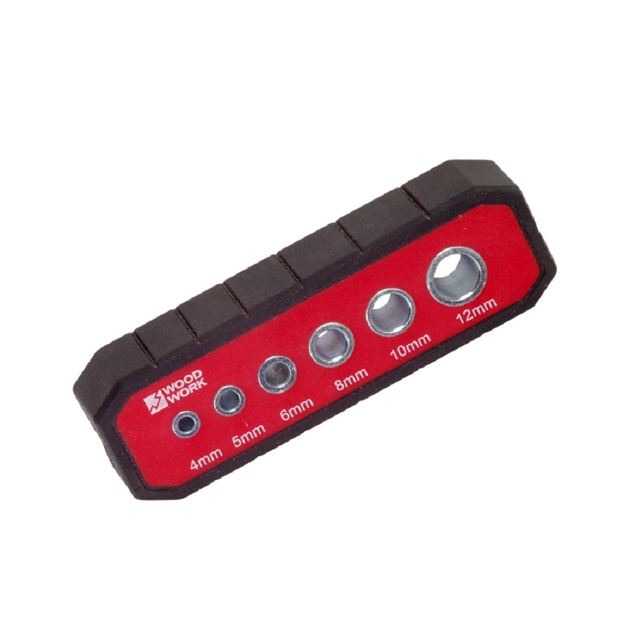 Кондуктор для сверления отверстий 4,5,6,8,10,12 мм WOODWORK DGA-006