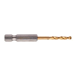 Сверло по металлу 3,0 х 65 мм (2 шт.) HSS-G TiN RedHEX MILWAUKEE 48894763