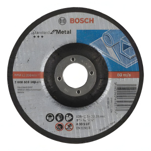Круг отрезной 125 х 2.5 х 22.2 мм Standard for Metal BOSCH 2608603160