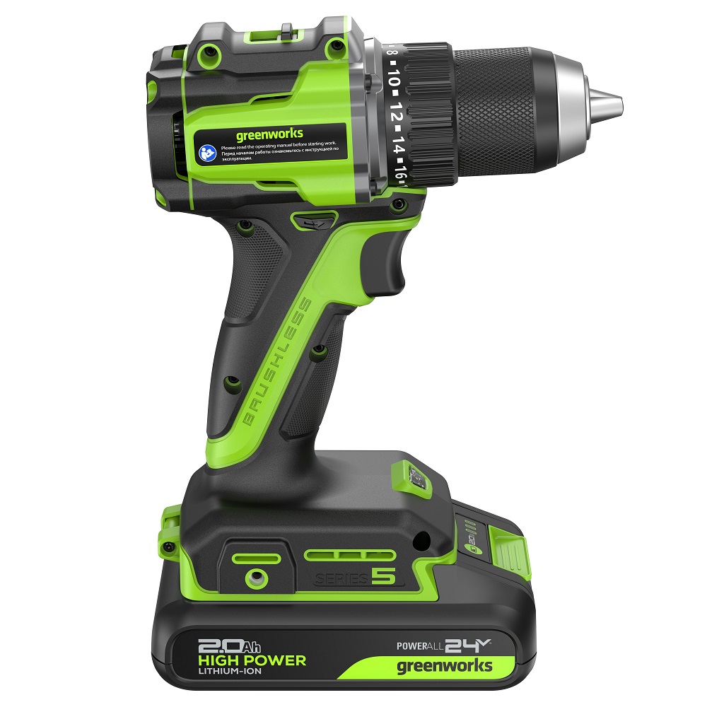 Дрель-шуруповерт аккумуляторная GREENWORKS DD560 3708407CUC