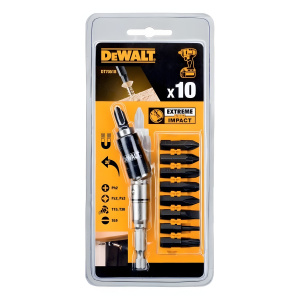 Набор бит (10 шт.) Extreme Impact Torsion DeWalt DT70518