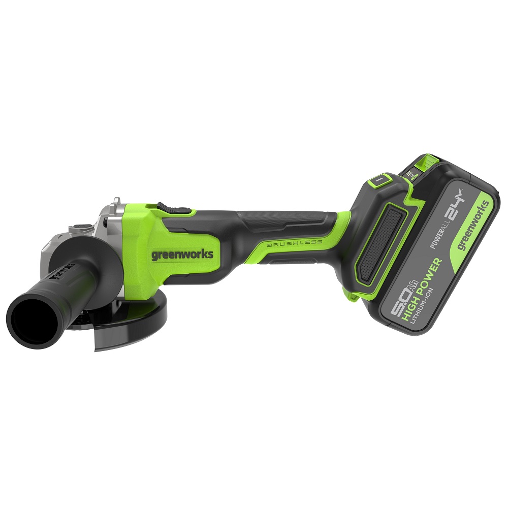 Шлифмашина угловая аккумуляторная GREENWORKS AG590 3201007CUG