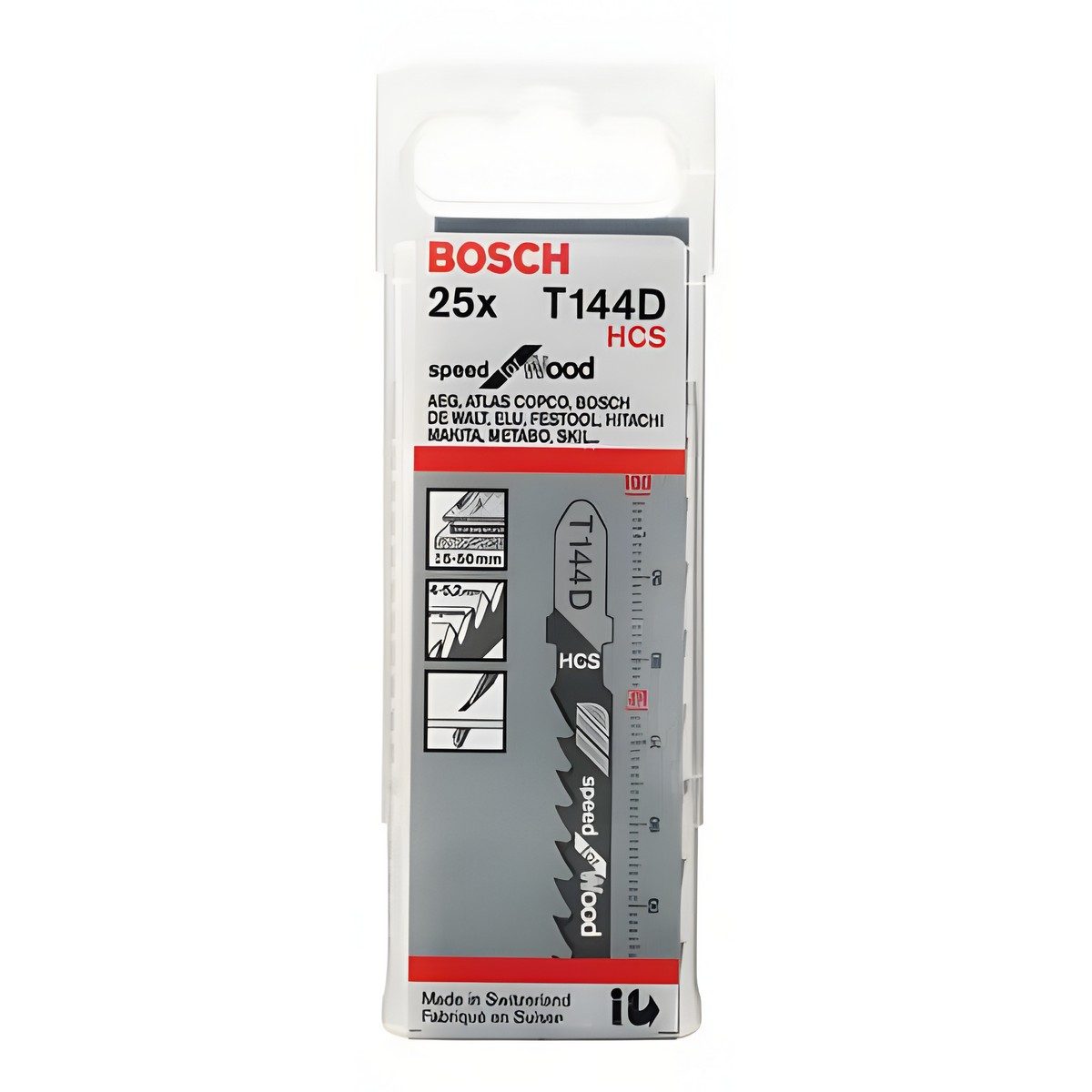 Полотно пильное T 144 D Speed for Wood (1 шт.) BOSCH 2608633625