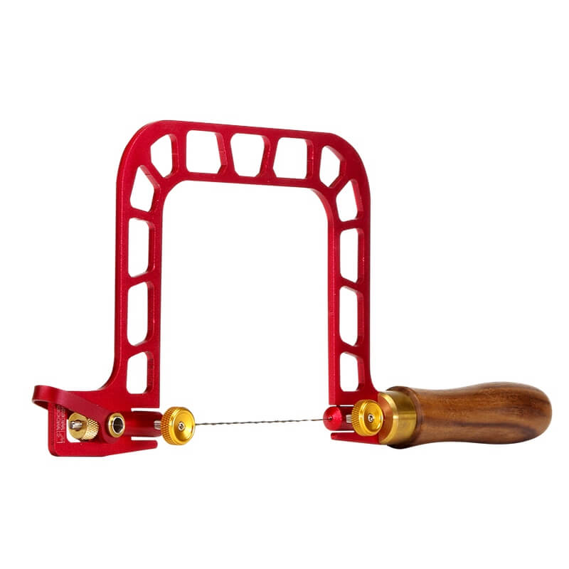 Пила лобзиковая ручная с полотном 130 мм. Алюминевая рамка, дер. рукоятка HSS-100