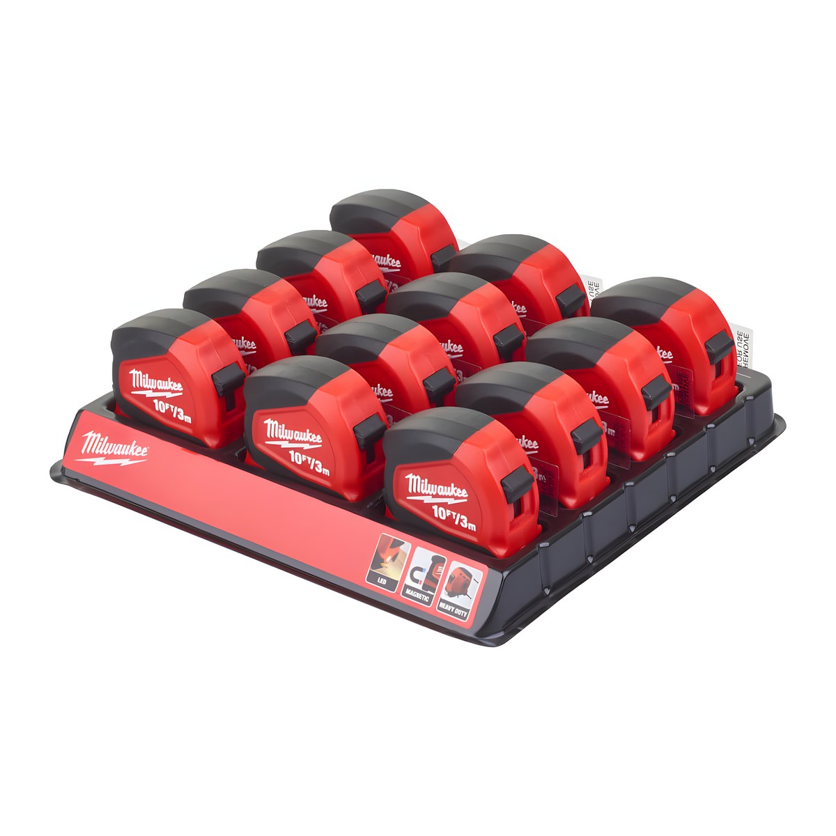 Рулетка 3 м с подсветкой MILWAUKEE 48226602