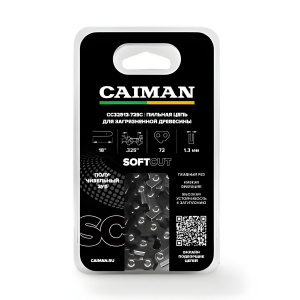 Цепь 15'', 0.325'', 1.3 мм (72 звена, получизель) Caiman CC32513-72SC
