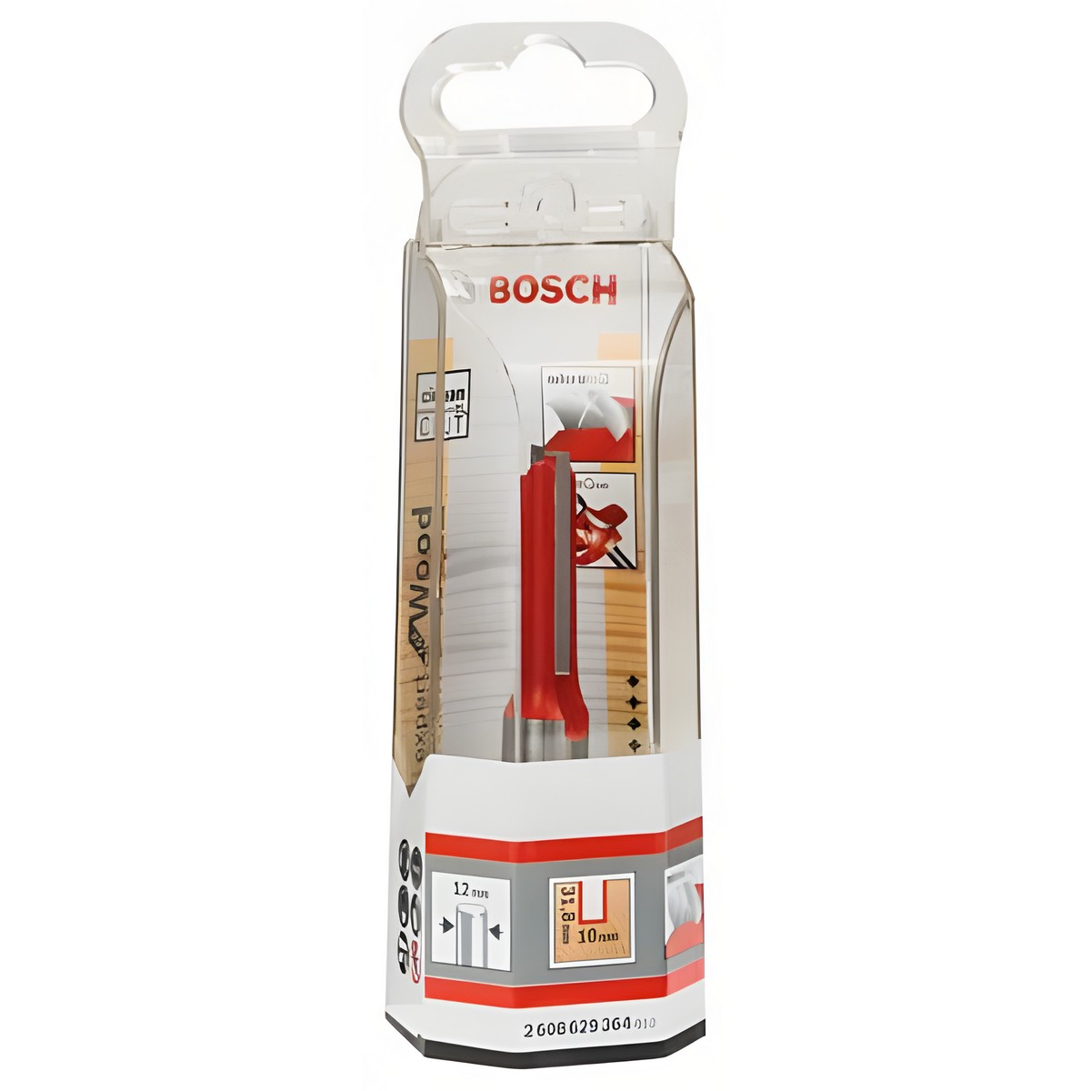Фреза пазовая (S12/D10/H31.8/L76) Expert for Wood BOSCH 2608629364