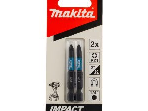Бита PZ 1 х 50 мм E-form (2 шт.) Impact Black MZ MAKITA B-63747