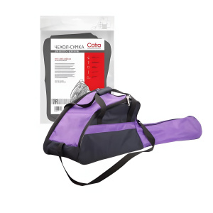 Чехол-сумка для бензопилы COFRA RC-7134 (410х265х250 мм + 400х130 мм для шины,черн/фиолет,синтетика)