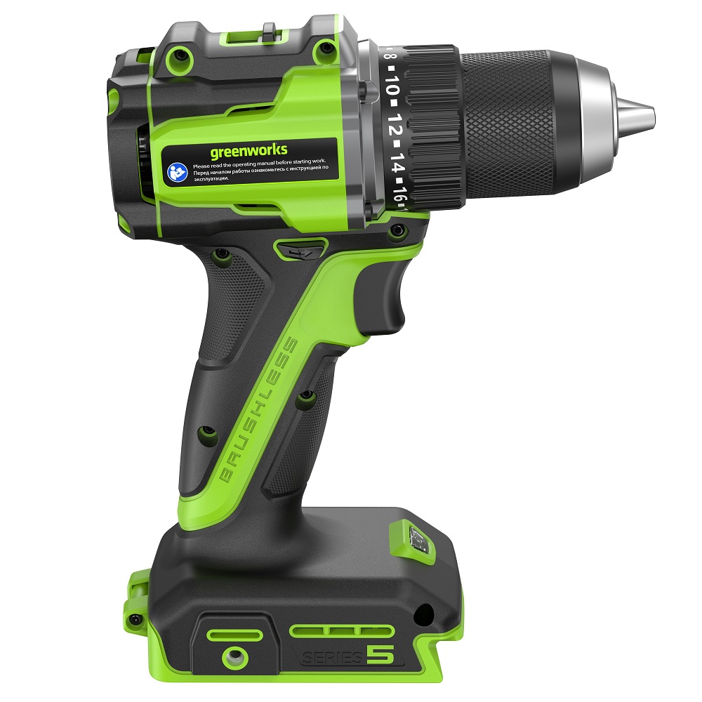 Дрель-шуруповерт аккумуляторная GREENWORKS DD560 3708407 (без АКБ и ЗУ)