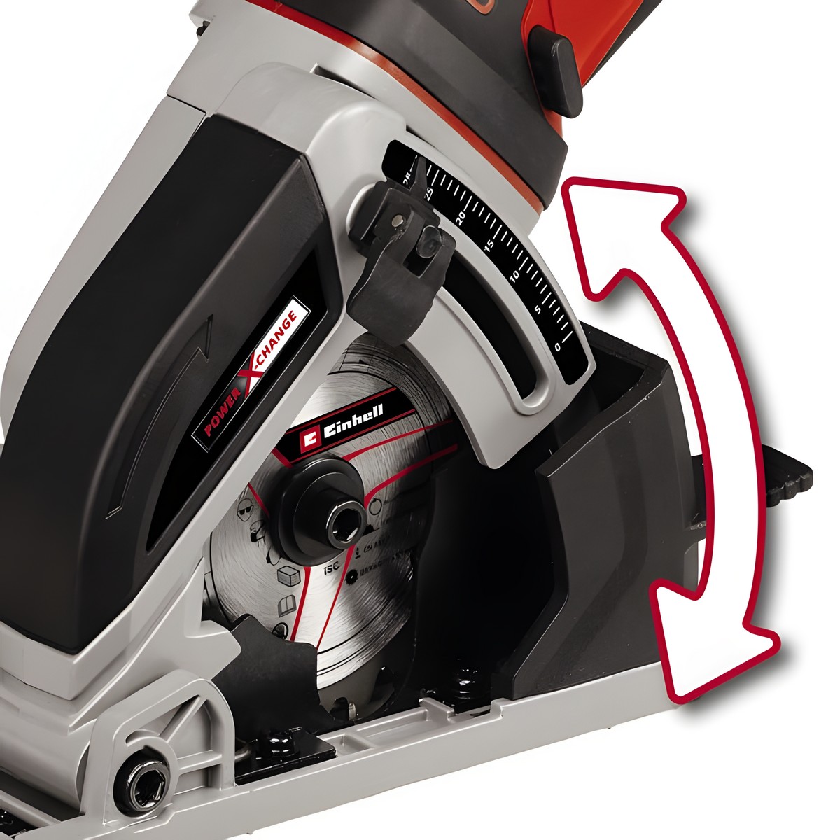 Мини-пила циркулярная аккумуляторная Einhell PXC TE-CS 18/89 Li-Solo (без АКБ и ЗУ) 4331100