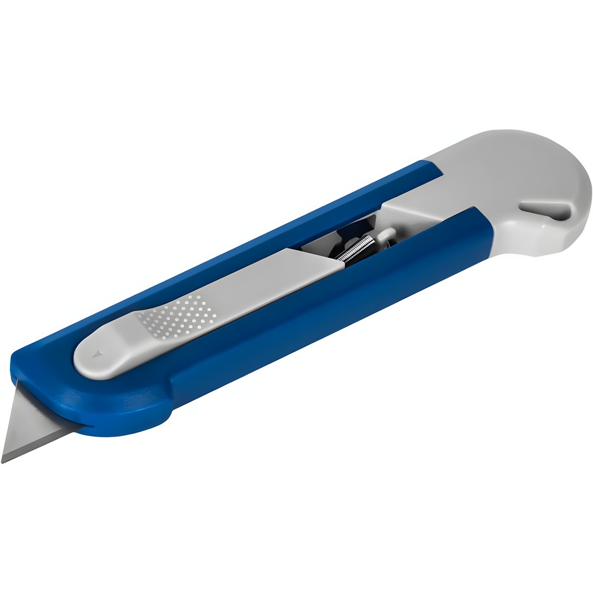 Нож технический с трапециевидным лезвием 19 мм, корпус из ABS-пластика "Безопасный" КОБАЛЬТ 916-653