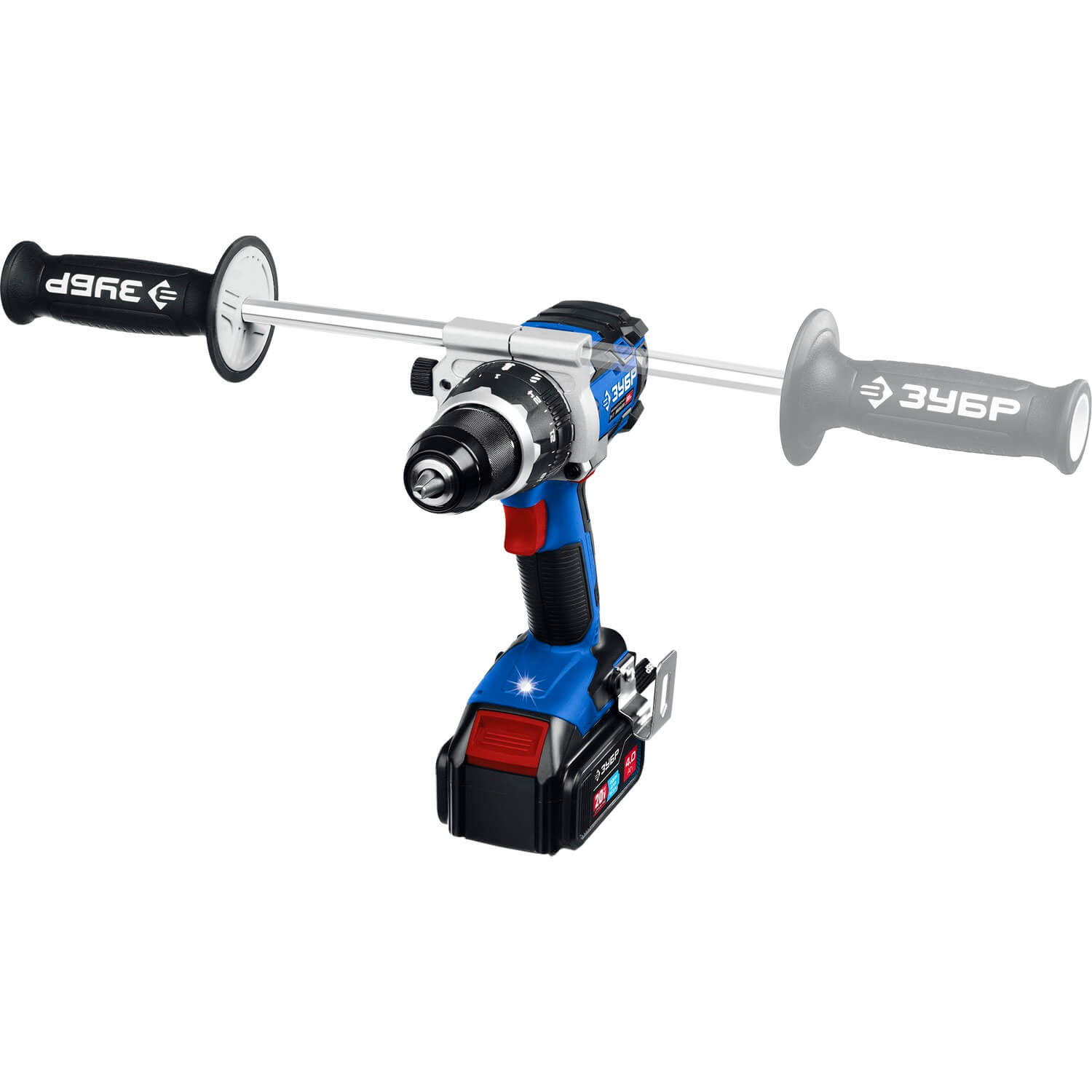 Дрель аккумуляторная ЗУБР DB-211-42 (кейс)