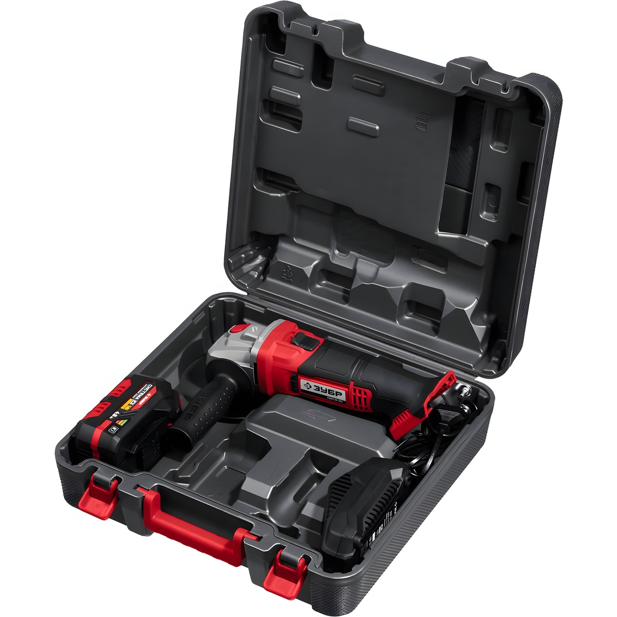 Шлифмашина угловая аккумуляторная ЗУБР УШМ-18-125-41