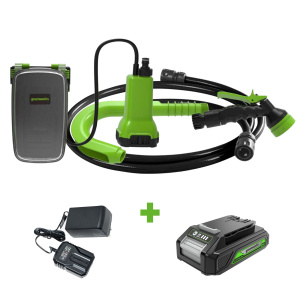 Насос для бочки аккумуляторный GREENWORKS G24SWP 3401007UA