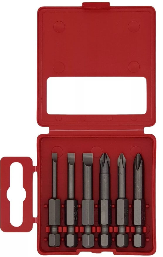 Набор бит 50 мм, серия Industrial (6 шт., в кейсе) FELO 03092516