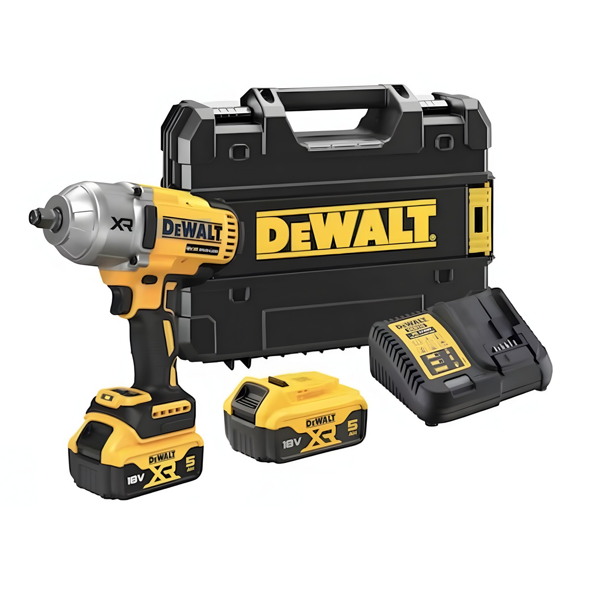 Гайковерт аккумуляторный ударный DEWALT DCF900P2T-QW
