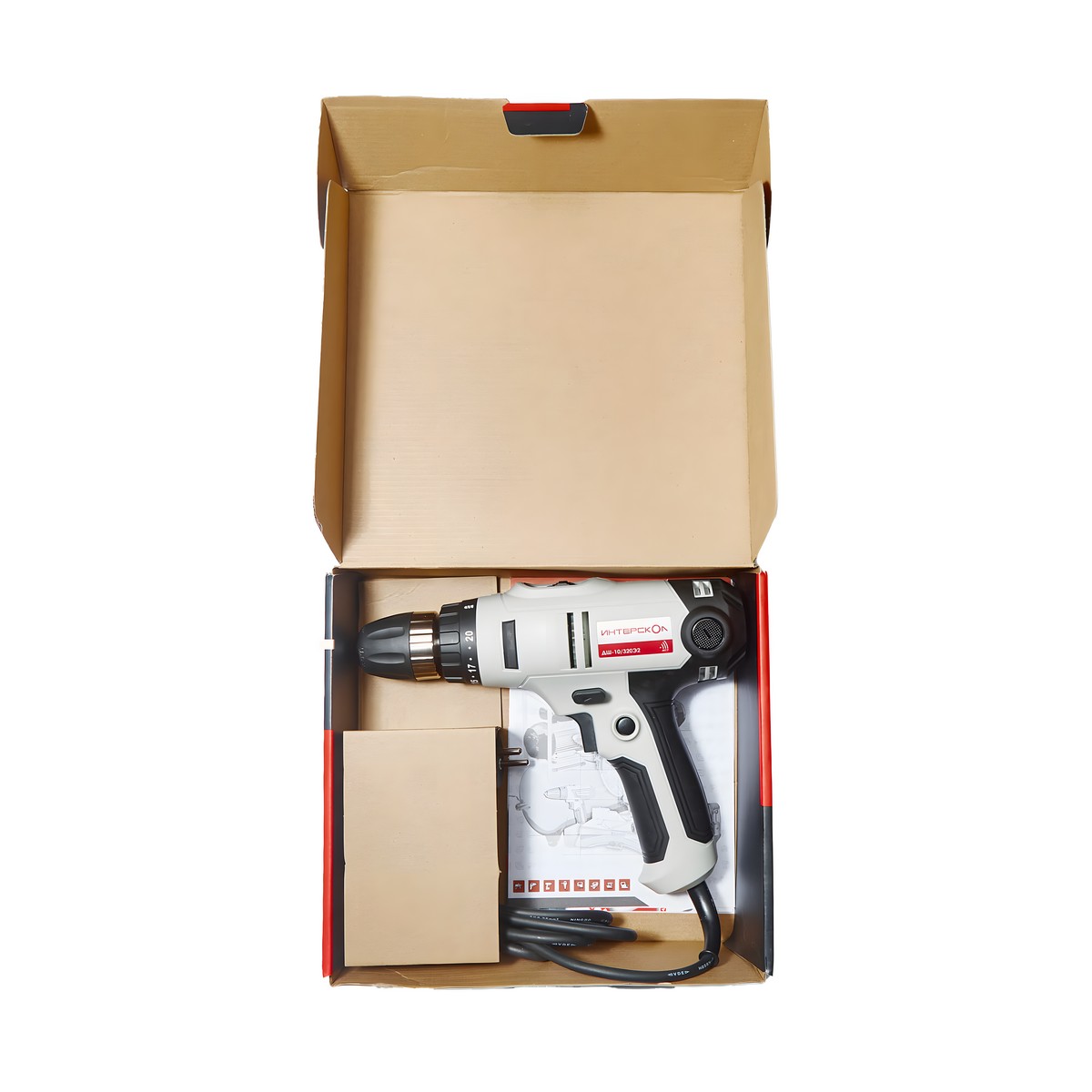 Дрель-шуруповерт ИНТЕРСКОЛ ДШ-10/320Э2