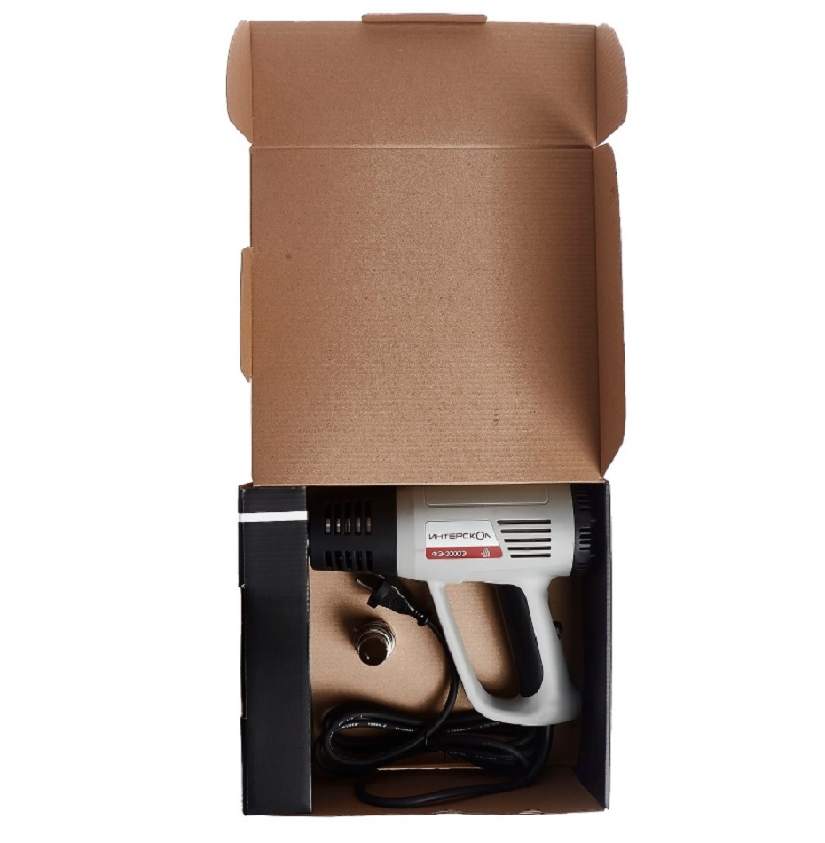 Фен технический ИНТЕРСКОЛ ФЭ-2000Э (коробка)