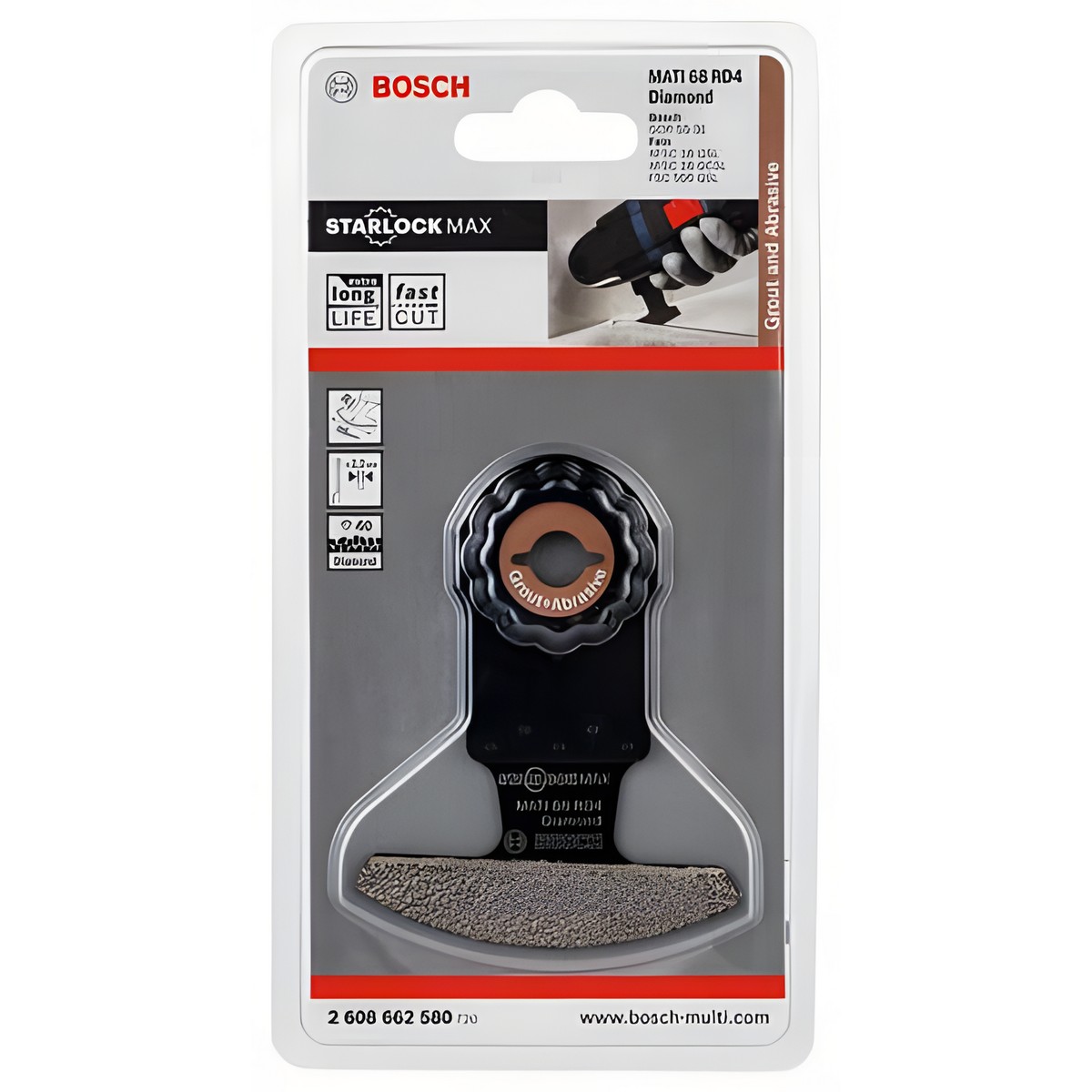 Диск пильный сегментированный Diamant-RIFF MATI 68 RD4 Grout and Abrasive (1 шт.) BOSCH 2608662580