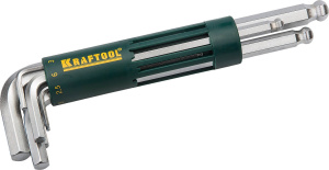 Набор ключей 6-гранных удлиненных, 8 шт. (2.0-10 мм, с шаром) KRAFTOOL 27431-2_z01