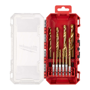 Набор сверл по металлу RedHEX HSS TiN 10 шт. (3 - 10 мм) MILWAUKEE 4932493865