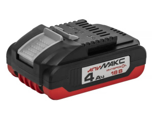 Аккумулятор ИНТЕРСКОЛ АПИМАКС-4,0/18И (18V, 4.0Ah, Li-Ion, индикатор заряда) 2400.104