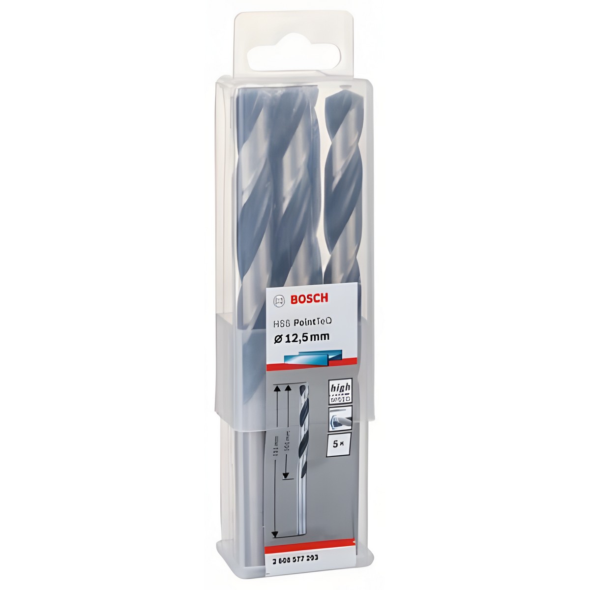 Сверло по металлу 12.5 х 151 мм (1 шт.) HSS PointTeQ BOSCH 2608577293