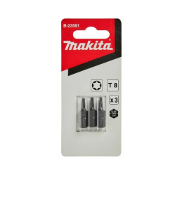 Бита T8 х 25 мм C-form (3 шт.) MAKITA B-23581
