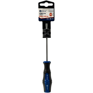 Отвертка SL 4.0 х 100 мм (двухкомпонентная рукоятка) Ultra Grip КОБАЛЬТ 646-249