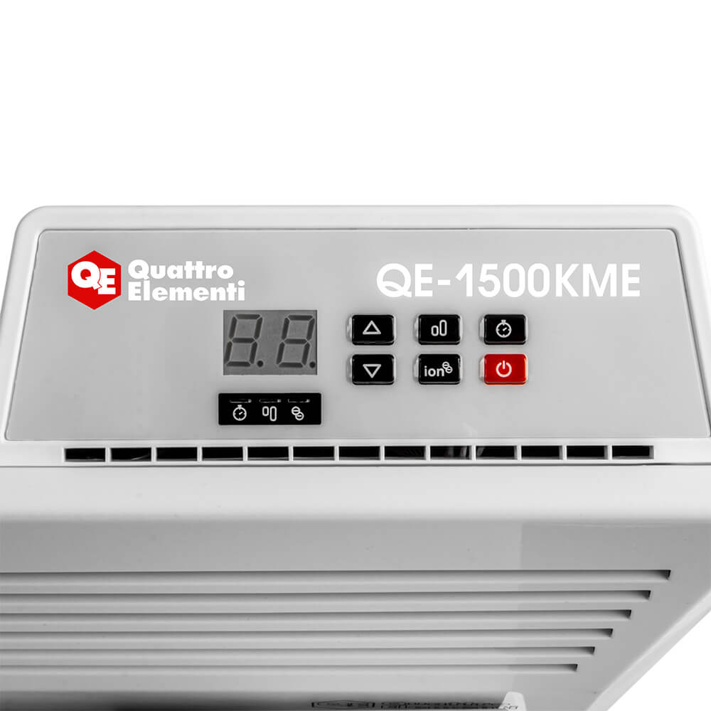Нагреватель воздуха электрический QUATTRO ELEMENTI QE-1500KME (конвекторный, с блоком управления)