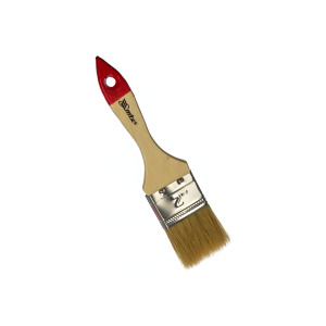 Кисть плоская "Стандарт"2" (50 мм), натуральная щетина, деревянная ручка// МТХ 82530