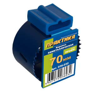Коронка пильная 70 мм ПРАКТИКА 036-032