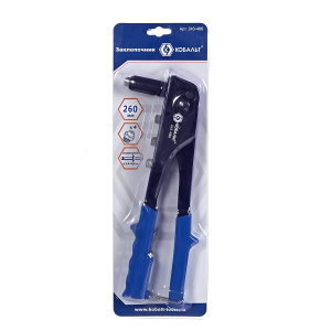 Заклепочник вытяжной 260 мм (2.4-4.8 мм) КОБАЛЬТ 243-486