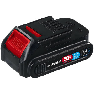 Батарея аккумуляторная ЗУБР Профессионал ST7-20-2 (20 В, 2,0 Ач, тип T7, Li-Ion)