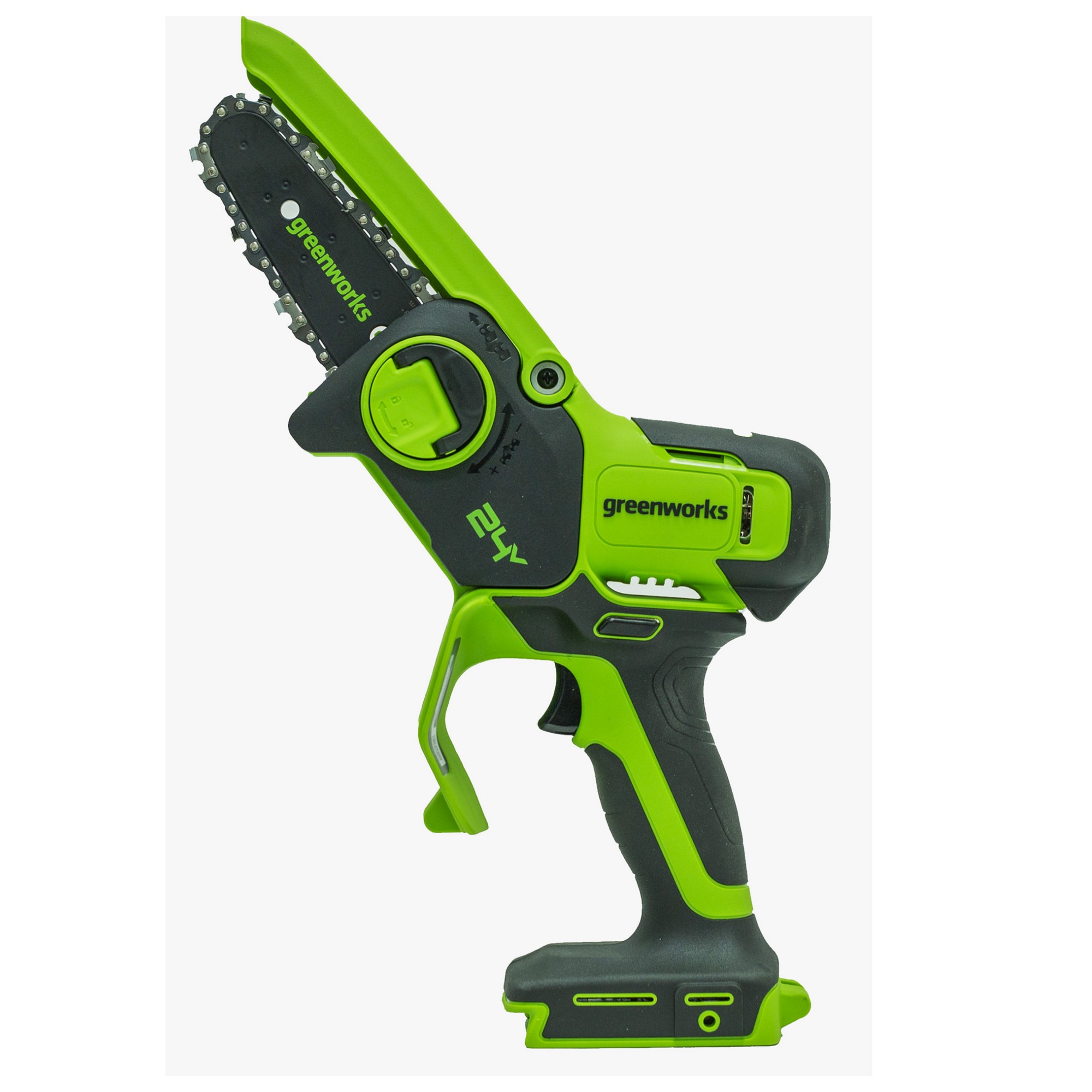 Мини-пила цепная аккумуляторная GREENWORKS G24MCS10K4 2008207UB