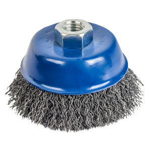 Щетка для УШМ 100 мм (чашеобразная, М14, сталь) ПРАКТИКА 773-286