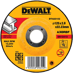 Диск отрезной 125 х 2.8 х 22.2 мм (металл) Industrial DeWalt DT42310Z-QZ