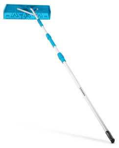 Скребок для удаления снега с крыши 620 мм, телескопический 1,9 - 5,8 м GRINDA ProLine 39945
