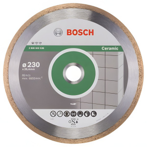 Диск алмазный 230 х 25.4 мм Standard for Ceramic BOSCH 2608602538