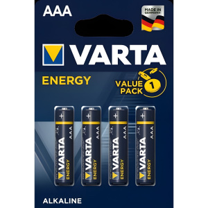 Элемент питания VARTA ENERGY AAA 4*BL (1 шт.) УТ000003088