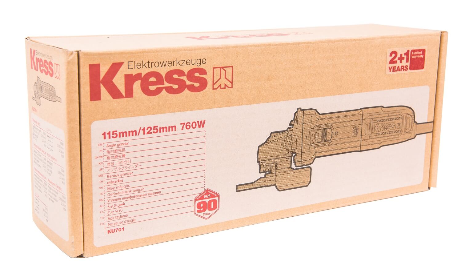 Шлифмашина угловая KRESS KU701