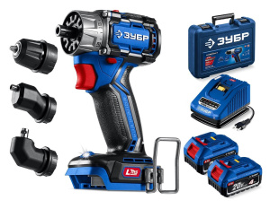 Дрель аккумуляторная ЗУБР КОМПАКТ Комби №3 DB-50-42-H3 LMS Профессионал (кейс)