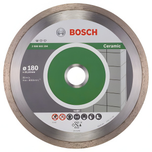 Диск алмазный 180 х 22.2 мм Standard for Ceramic BOSCH 2608602204