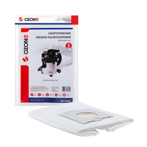 Пылесборник синтетический OZONE MXT-303, 1 шт. (для пылесоса Зубр, Диолд, PIT)