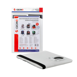 Пылесборник синтетический OZONE XT-508, 1 шт. (для пылесоса Bosch, AEG, Hitachi, Metabo,многоразов.)